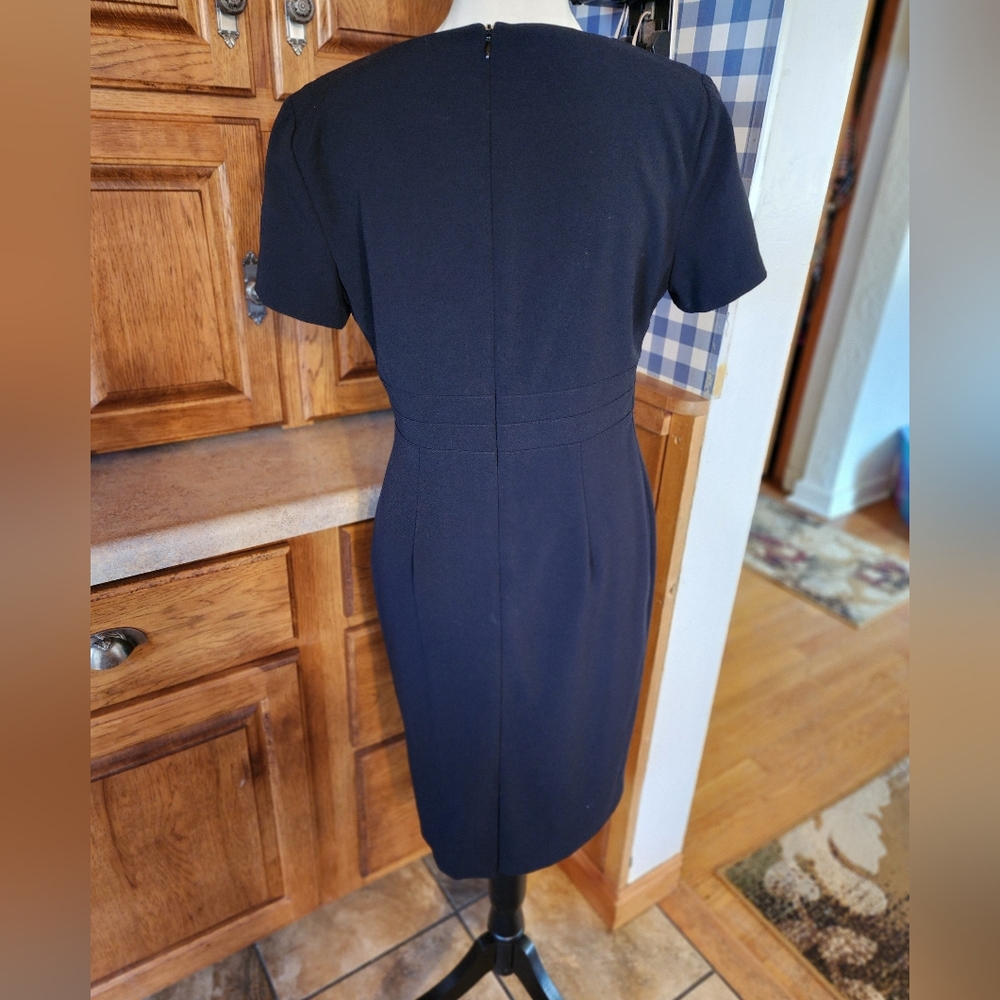 Evan Picone Black Dress Size 8 - Picture 4 of 7